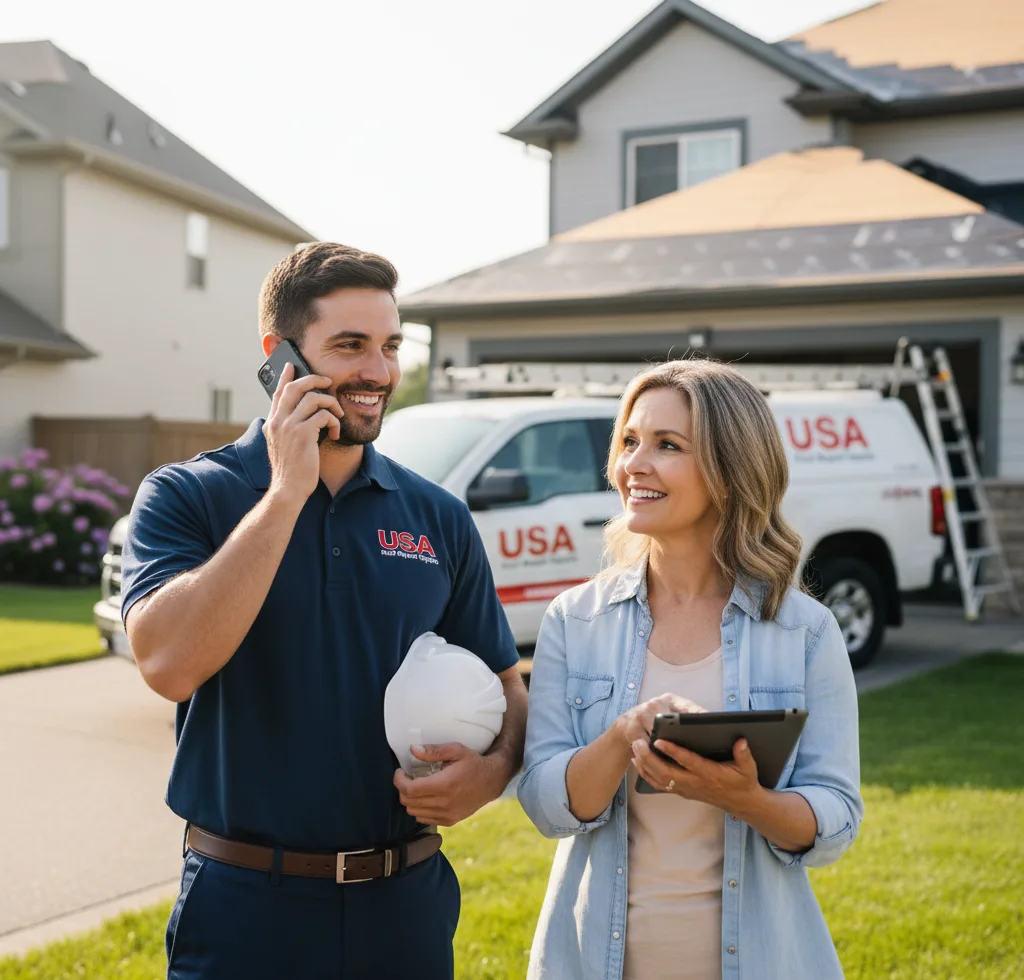 USA Roof Repair Experts customer support in Adairsville